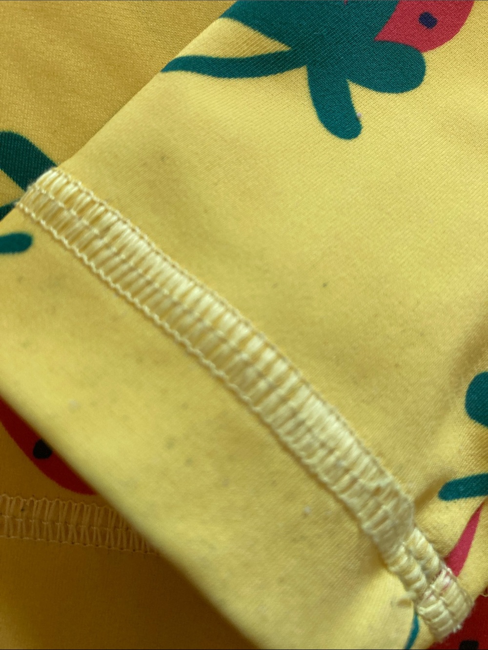 Hanna Andersson Yellow Top with Red Strawberry Motif - Picture 4 of 5